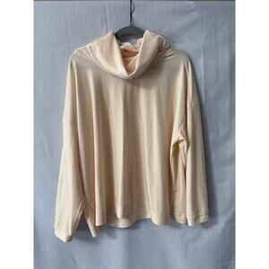 Women’s 1x velour mock turtleneck long sleeve